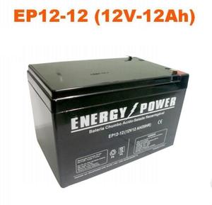 BATERIA SELADA CHUMBO ÁCIDO 12V 12AH EP12-12