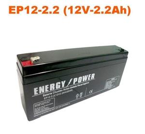 BATERIA SELADA CHUMBO ÁCIDO 12V 2,2AH EP12-2.2