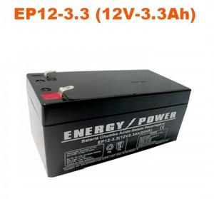BATERIA SELADA CHUMBO ÁCIDO 12V 3,3AH EP12-3.3