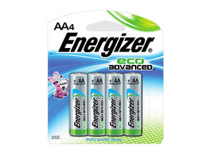 PILHA ENERGIZER AA 1,5V ECO ADVANCED C/4 